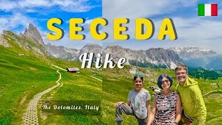 Seceda Hike Dolomites 4k  Spectacular peaks in the Dolomites  UNESCO Heritage site [upl. by Herr]