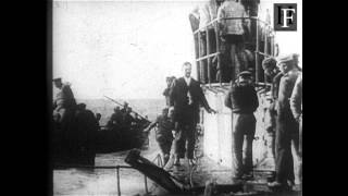 Fantastic German WWI submarine film 19141918 [upl. by Ahsaei]