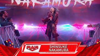 Shinsuke Nakamura Entrance  WWE Monday Night Raw November 20 2023 [upl. by Ayo871]