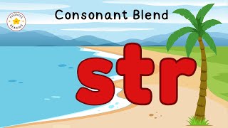 Consonant Blend  STR Words  Phonics for Kids  Learn to Read [upl. by Grissom132]