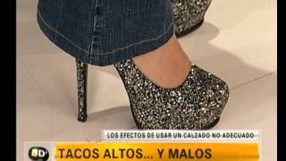 Las consecuencias de usar taco alto  Telefe Noticias [upl. by Aerona120]