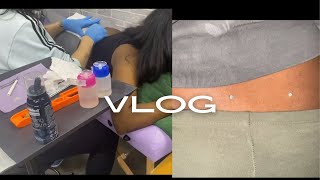 Back Dermal Piercing Vlog 710 pain [upl. by Hildebrandt724]