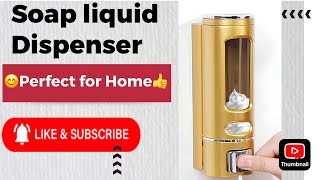 Soap liquid dispenser II Best for home use [upl. by Burke874]