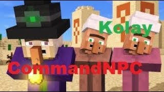 Türkçe  CommandNPC Ayrıntılı Plugin Tanıtımı  NPC Menüleri Çok Kolay  Minecraft [upl. by Arabeila]