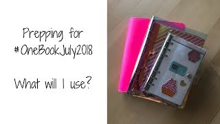 Prepping for One Book July 2018 [upl. by Pirozzo]