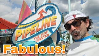 Pipeline The Surf Coaster  Big Riders  TSA [upl. by Neeneg]