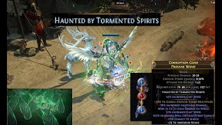 325 POE SOK Haunted by Torment Spirits wand enchant ANALYSIS BEST IN SLOT ENCHANT [upl. by Gnouc783]