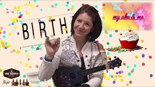 Ukulelen Tutorial zum Geburtstag viel Glück Happy Birthday to you [upl. by Anehs]