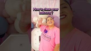 Balloon Hack  How to clean your balloons‼️Cómo limpiar tus globos [upl. by Chery]