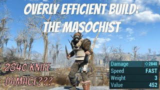 Fallout 4 Build The Masochist Ridiculous Melee Damage [upl. by Niko350]