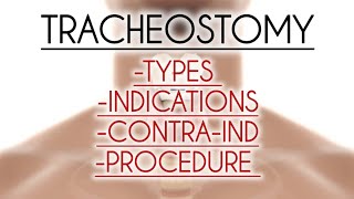 TRACHEOSTOMY TYPES PROCEDURE INDICATIONS CONTRAINDICATIONS [upl. by Acira]