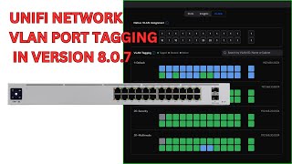 UniFi Network  VLAN Port Tagging [upl. by Irreg]