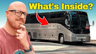 I Tried Americas Most LUXURIOUS First Class Bus [upl. by Goodwin]