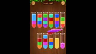 Water Sort  Color Sort Game Level 1801  1810 Walkthrough  PuzzleChallenge ✔️ [upl. by Ecirtaemed]