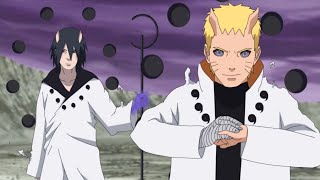 Naruto and Sasuke with the power of Otsutsuki vs Jigen  Boruto Episode Fan Animation [upl. by Suertemed]