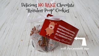 YOUR new favourite NO BAKE Christmas Cookie… with FREE printable tags for serving and sharing 🎄🍪 [upl. by Fulks]