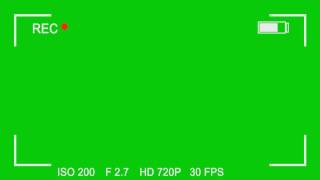 FREE Green Screen Overlay 8  Video Camera Recording [upl. by Sandell]