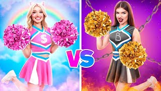 Good Cheerleader vs Bad Cheerleader  Newbie Made Her Own Cheer Team [upl. by Ytima]