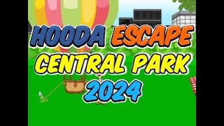 Hooda Escape Central Park 2024  Walkthrough  Hints  Cheats [upl. by Marashio]