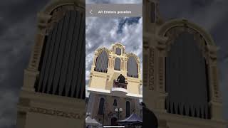 Bad Ischl AR app  Anton Bruckner performing on his Kaiser organ at Pfarrkirche [upl. by Henghold]