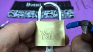 364 Yale Padlock Picked Open [upl. by Zuliram852]