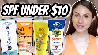 BEST SUNSCREENS UNDER 10  DR DRAY [upl. by Wrdna]