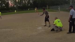 Ump Calls Strike Three on Ball That Bounces Before Home Plate [upl. by Dunc]