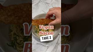 Vegan bacon TAKE 2 🥓 shorts [upl. by Leirvag]