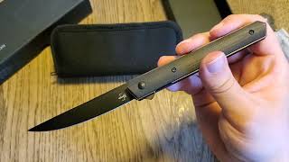 Böker Plus Kwaiken Air All Black Unboxing And First Impressions [upl. by Upali]