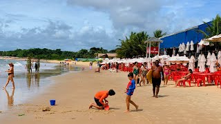 🏝️MOVIMENTO DA PRAIA DE TAPERAPUAN TOATOA EM PORTO SEGURO NESSA TERÇAFEIRA [upl. by Magdala]