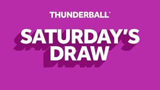 The National Lottery Thunderball draw results from Saturday 23 March 2024 [upl. by Nahsar]