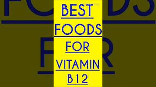 Best Foods for Vitamin B12 healthyfoodie vitaminb12 shorts ytshorts youtubeshorts [upl. by England]