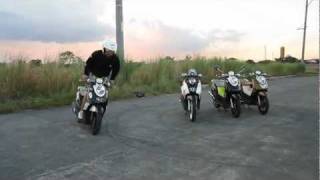 yamaha FINO stunters101 Danza KuduroDon Omar [upl. by Yatnahc]