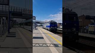 SUPER FAST PKP INTERCITY TRAIN IN POLAND WITH UNIQUE HORN SOUND SHORT shorts viralvideo trending [upl. by Joao714]