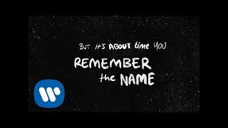 Ed Sheeran  Remember The Name feat Eminem amp 50 Cent Official Lyric Video [upl. by Issak]