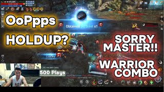 MIR4 GLOBAL 500 PLAYS  SP BOSS HUNT WARRIOR COMBO [upl. by Acirtap615]