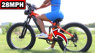 BEST CHEAP FAST EBike With Full Suspension 2024 Cycrown CycUltra Electric Bike EBike Review [upl. by Larual]