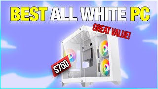 BEST All White Theme 750 quot1080p amp 1440pquot Budget PC Build in 2023 ⚪️ [upl. by Zurek380]