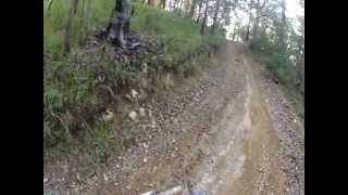 Motorbike riding in Mapleton National Park  Gheerulla trail bike track 15072012 [upl. by Eelak]