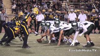 Montebello Oilers vs Schurr Spartans football 2015 [upl. by Frye]