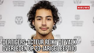 Acteur Reiky de Valk Overleden op 23Jarige Leeftijd [upl. by Lepp]