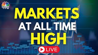 LIVE Market At AllTime High  Nifty 50 Hits Record High Led by Reliance Infosys  CNBC TV18 Live [upl. by Otanod]