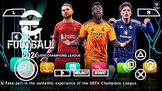 eFootball PES 2025 PPSSPP Andorid New Update Kits 2526 amp Faces Real Camera Ps5 Best Graphics [upl. by Dlaniger]