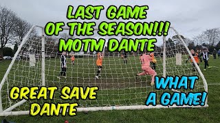 Last Match Victory 2024 Dante Saves Helps The Team  MOTM Performance in a 31 Win [upl. by Cirek146]