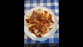 Gulasch mit Spätzle einfach [upl. by Anastatius]