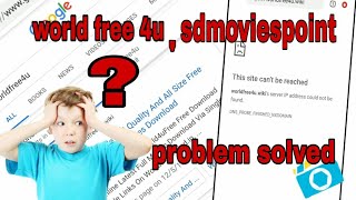 How to open errored page of sdmoviespoint and worldfree4u  no hack [upl. by Allare]