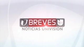 Breve informativo de Noticiero Univision Fin de Semana [upl. by Hgielak]