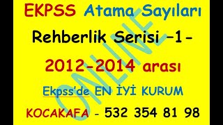 EKPSS 20122024 arası sınava giren aday istatistikleri 1Video 20122014 arası sayısal veriler [upl. by Whiteley]