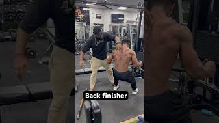 Back day back finisher gym fitness [upl. by Hopper]