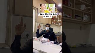 Glowing Skin Drink ✅ shortsviral skindoctor skincaretips easyskincaretips skincareroutine [upl. by Allsun91]